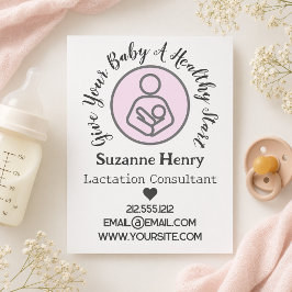 Lactatieadviseur Borstvoeding Leche Baby Flyer
