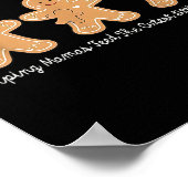 Lactation Consultant Gingerbread Christmas Ibclc S Poster (Hoek)