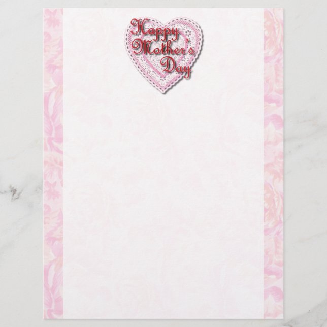Lacthart (op roze) voor Moederdag (Voorkant)