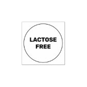 Lactose Free Allergy Safe Culinair Rubberstempel (Afrduk)