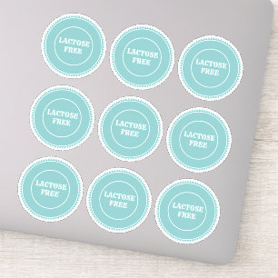 Lactose Free Allergy Safe Culinair Sticker