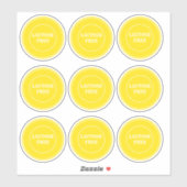 Lactose Free Allergy Safe Culinair Sticker (Vel)