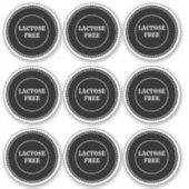 Lactose Free Allergy Safe Culinair Sticker (Voorkant)