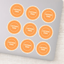 Lactose Free Allergy Safe Culinair Sticker