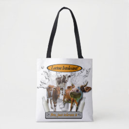 Lactose Intolerant? Just Tolerate It meme bag Tote Bag