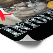 Lactose-intolerante Dwaze Kat Meme Grappige Zin Ka Poster (Hoek)