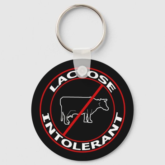Lactose-intolerante sleutelhanger (Voorkant)