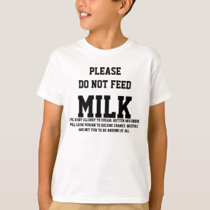 Lactose Intolerantie Eenden, wit t-shirt (Kind)