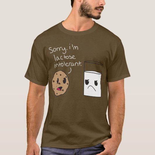 Lactose Intolerantie Shirt (Voorkant)