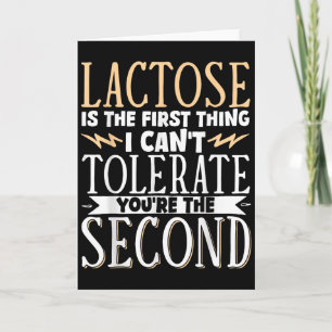 Lactose is het eerste dat ik niet kan verdragen Ji Kaart