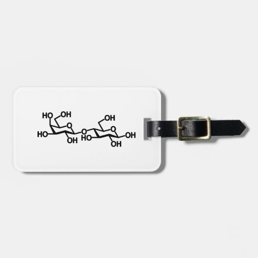 Lactose Melkstructuur Bagagelabel (Voorkant horizontaal)