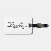 Lactose Melkstructuur Bagagelabel (Achterkant horizontaal)