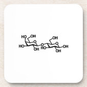 Lactose Melkstructuur Bier Onderzetter (Voorkant)