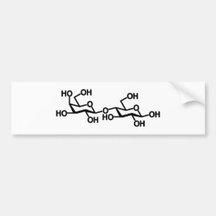 Lactose Melkstructuur Bumpersticker
