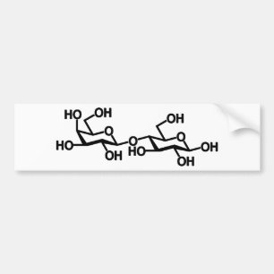 Lactose Melkstructuur Bumpersticker