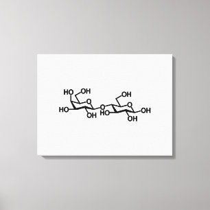 Lactose Melkstructuur Canvas Afdruk