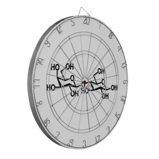 Lactose Melkstructuur Dartbord (Voorkant Links)