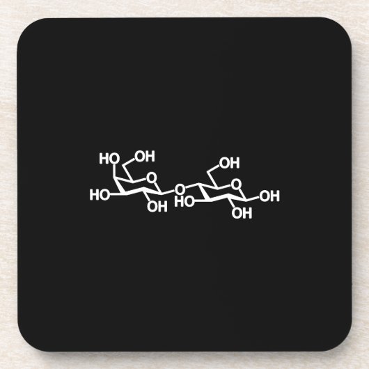 Lactose Melkstructuur Drankjes Onderzetter (Voorkant)