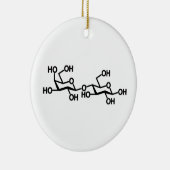 Lactose Melkstructuur Keramisch Ornament (Rechts)