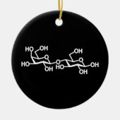 Lactose Melkstructuur Keramisch Ornament (Voorkant)