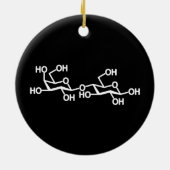Lactose Melkstructuur Keramisch Ornament (Achterkant)