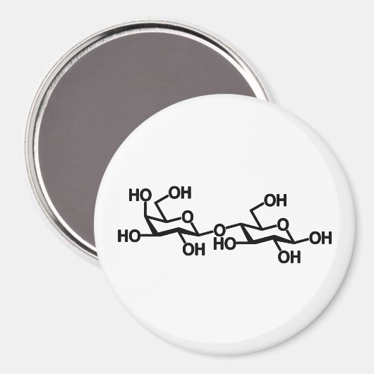 Lactose Melkstructuur Magneet (Voorkant / Achterkant)