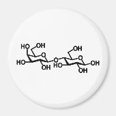 Lactose Melkstructuur Magneet (Voorkant)