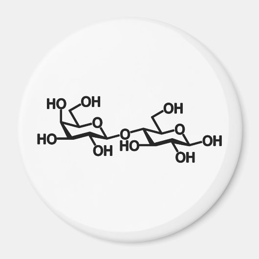 Lactose Melkstructuur Magneet (Voorkant)