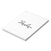 Lactose Melkstructuur Notitieblok (Linkerzijde)