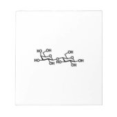 Lactose Melkstructuur Notitieblok (Voorkant)