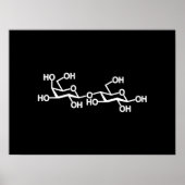 Lactose Melkstructuur Poster (Voorkant)