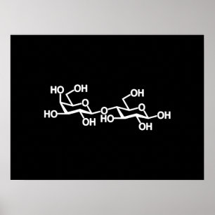 Lactose Melkstructuur Poster