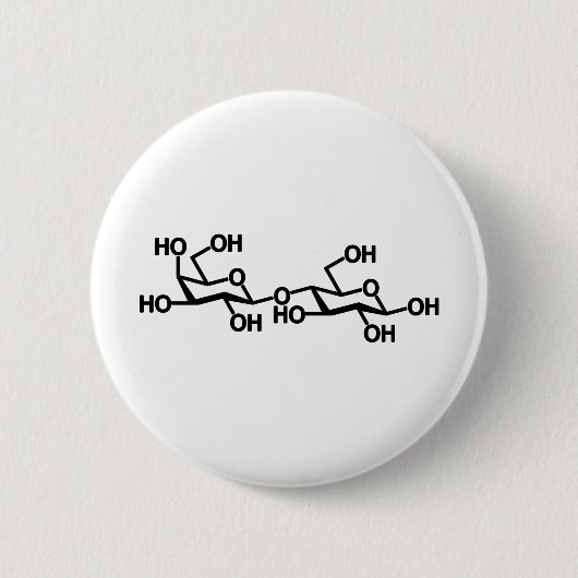Lactose Melkstructuur Ronde Button 5,7 Cm (Voorkant)