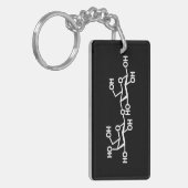 Lactose Melkstructuur Sleutelhanger (Voorkant Links)