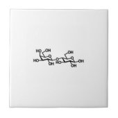 Lactose Melkstructuur Tegeltje (Voorkant)