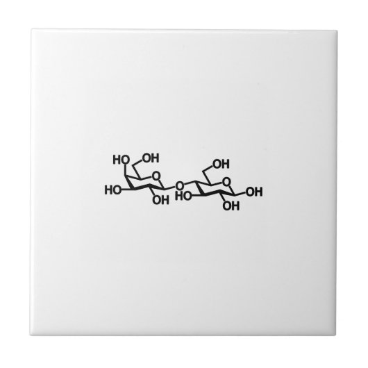 Lactose Melkstructuur Tegeltje (Voorkant)