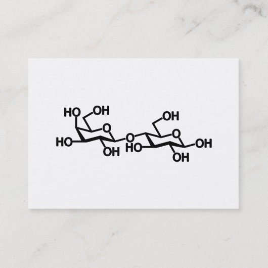Lactose Melkstructuur Visitekaartje (Achterkant)