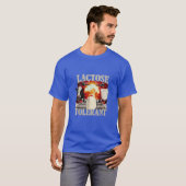 Lactose-tolerant Grappig cadeau T-shirt (Voorkant volledig)