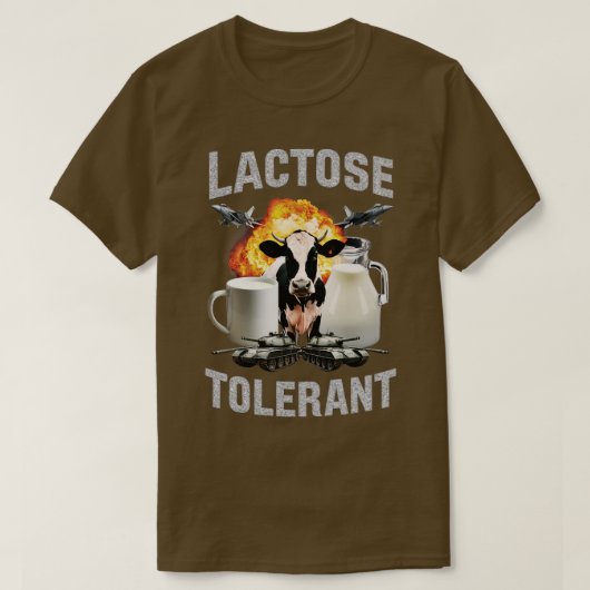 lactosetolerant t-shirt (Design voorkant)
