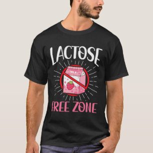 Lactosevrije zone - Melkvrije lactose-intolerant T-shirt