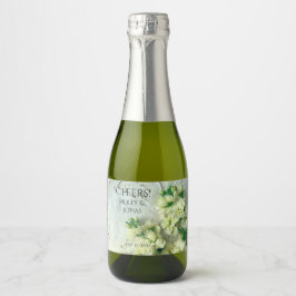 lacunes met witte leugenaars sparkling wijnetiket