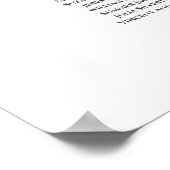 Lacy 22 Table Wedding Seating Chart White Lavender Poster (Hoek)