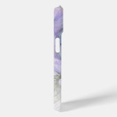 Lacy Abstract Flowers Paarse Blue Digital Art Case-Mate iPhone Case (Achterkant / Rechts)