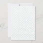 Lacy Baby Bottle Gender Neutral Shower Kaart (Achterkant)