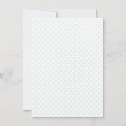 Lacy Baby Bottle Gender Neutral Shower Kaart (Achterkant)