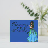 Lacy Belly Dancer Briefkaart (Staand voorkant)