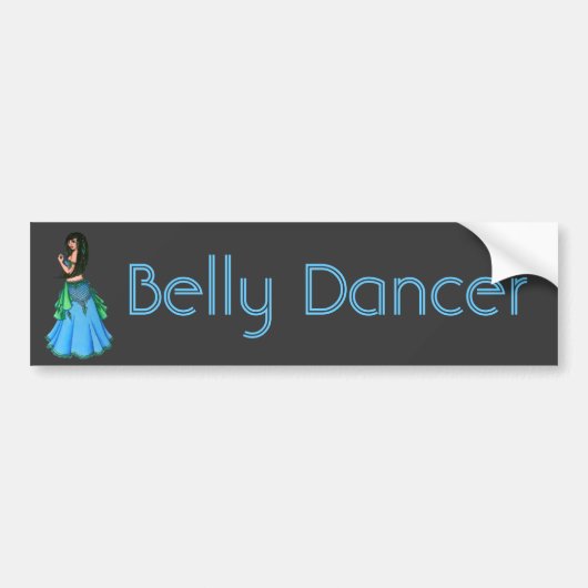 Lacy Belly Dancer Bumpersticker (Voorkant)