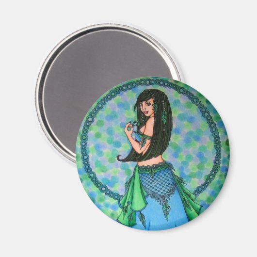 Lacy Belly Dancer Magneet (Voorkant / Achterkant)