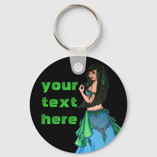 Lacy Belly Dancer Sleutelhanger (Voorkant)