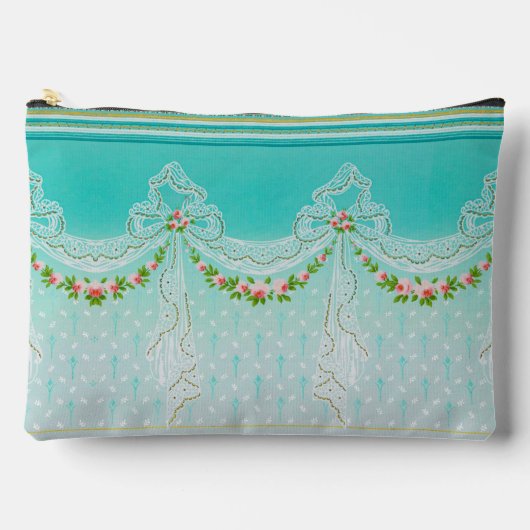 Lacy Bowknots Pendents Rozen Bruiloft Bruidsmeisje Etui (Voorkant)